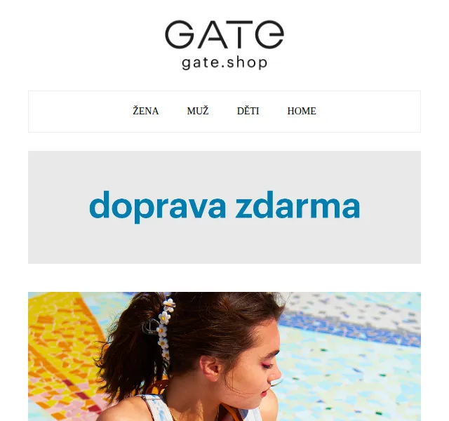 Gate.shop: Šortky od 198 Kč a doprava zdarma – červenec 2026 | Nuslet.cz
