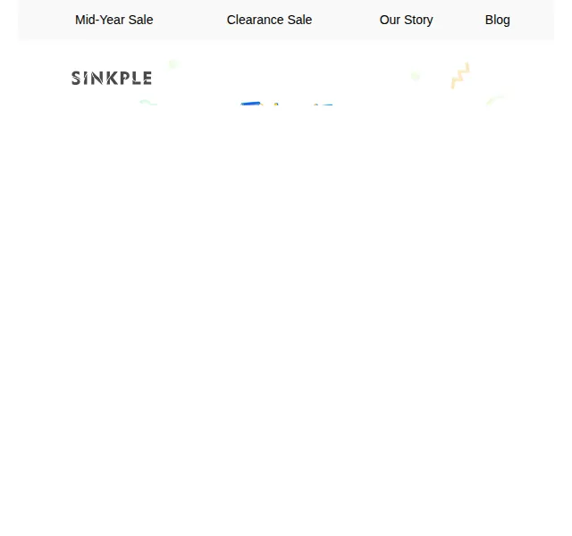 Sinkple.com: Mid-Year Sale s extra 20% slevou – červenec 2026 | Nuslet.cz