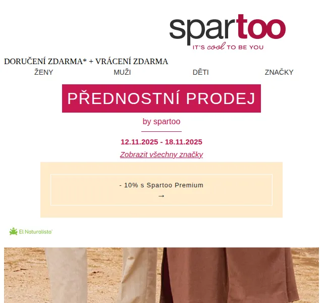 Spartoo: Converse a El Naturalista až –50 % – srpen 2026 | Nuslet.cz