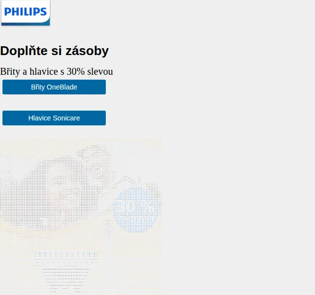 Philips: 30% sleva na hlavice Sonicare a břity OneBlade – červenec 2026 | Nuslet.cz