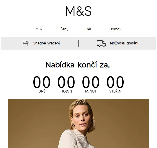Marks and Spencer: Black Friday sleva 20 % – červen 2026 | Nuslet.cz