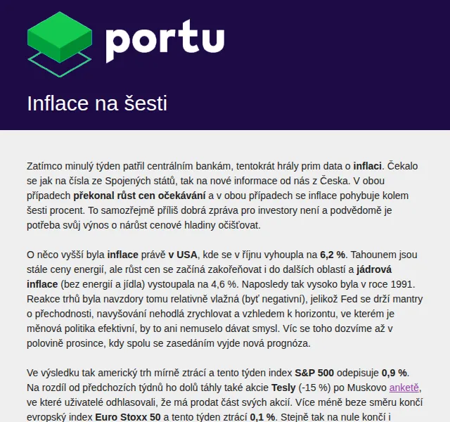 Portu.cz: Investice a novinky z fintech – červen 2026 | Nuslet.cz