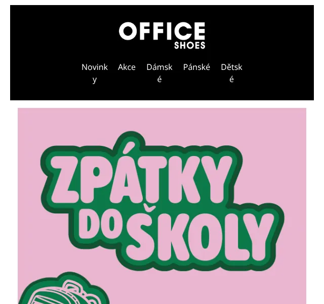 Office Shoes: Zpátky do školy – sleva na boty – srpen