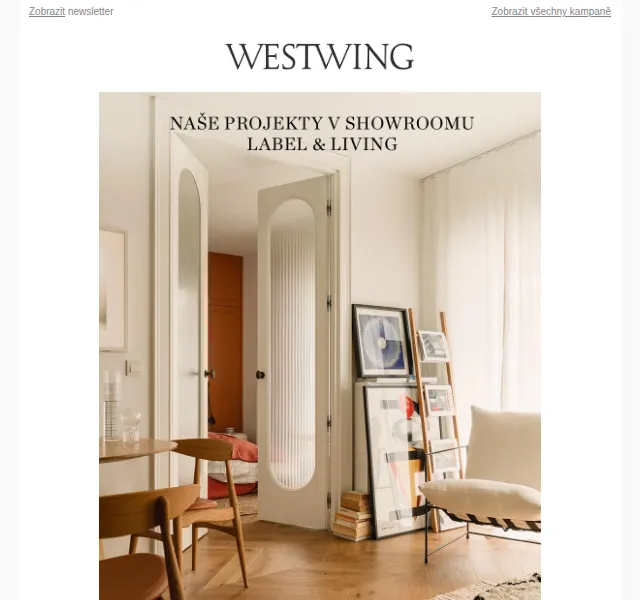 Westwing: LABEL & Living showroom a nové kampaně – červen 2026 | Nuslet.cz