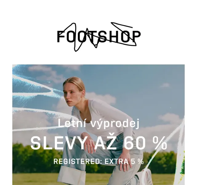 Footshop: Slevy až 60 % + 5 % extra – červen 2026