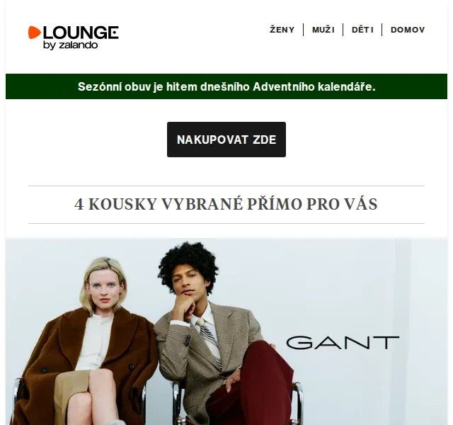 Lounge by Zalando: GANT, Columbia, Marks & Spencer až 75% sleva – červenec 2026 | Nuslet.cz