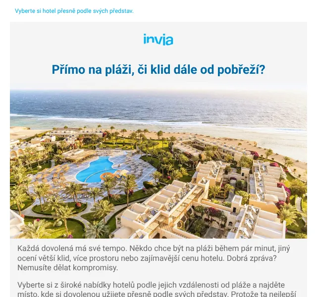 Invia: Dovolená podle svých představ – srpen 2026 | Nuslet.cz