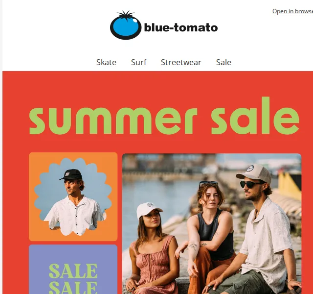 BLUE TOMATO: Letní výprodej až 50 % – červenec 2026 | Nuslet.cz