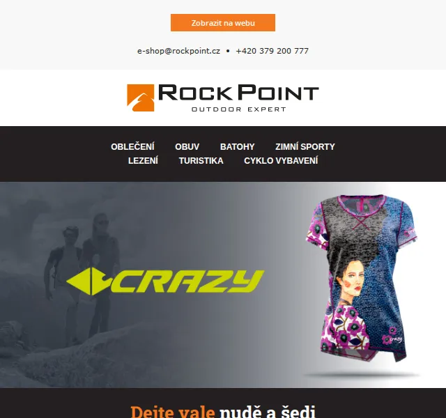 Rock Point: Novinky Crazy – barevné oblečení od 1 290 Kč | červen 2026 | Nuslet.cz