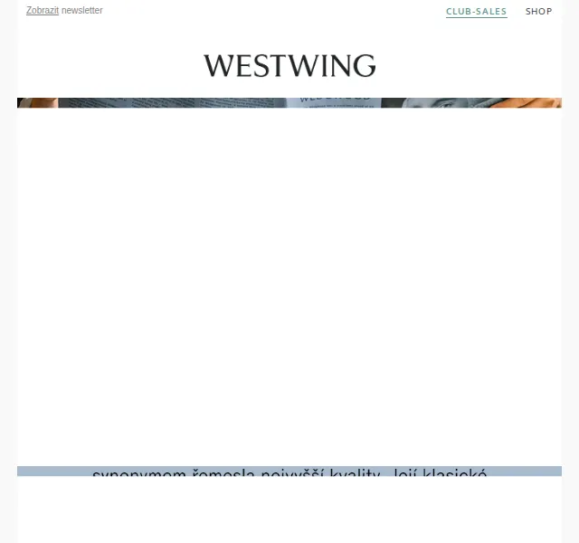 Westwing: Porcelán Wedgwood a vánoční dekorace – červenec 2026 | Nuslet.cz