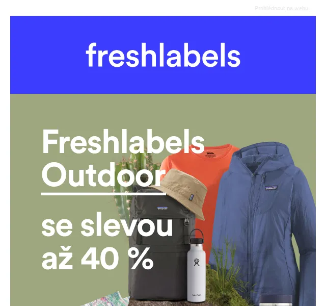 Freshlabels: outdoorová SALEkce se slevou až 40 % – červen 2026 | Nuslet.cz