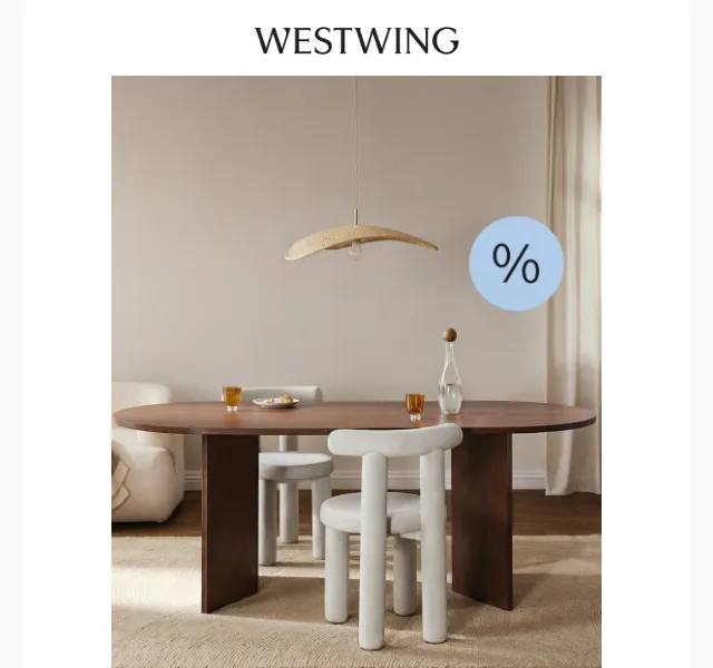 Westwing: Nábytek a bydlení se slevou až 50 % – Duben 2026 | Nuslet.cz