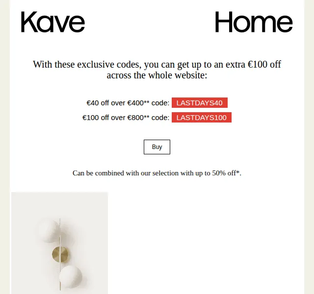 Kave Home Sale: Extra sleva až 100 € na celý sortiment – červenec 2026 | Nuslet.cz