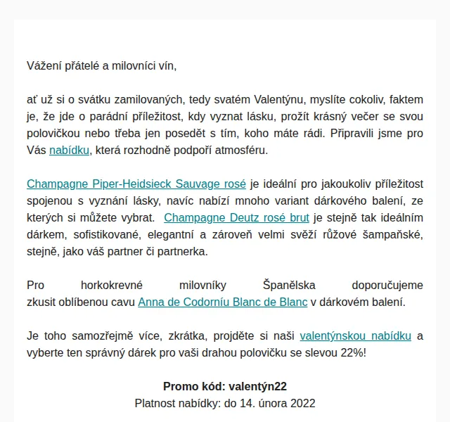 Premier Wines & Spirits | Michaela Krchová: Champagně a vína se slevou 22 % – únor 2022 | Nuslet.cz