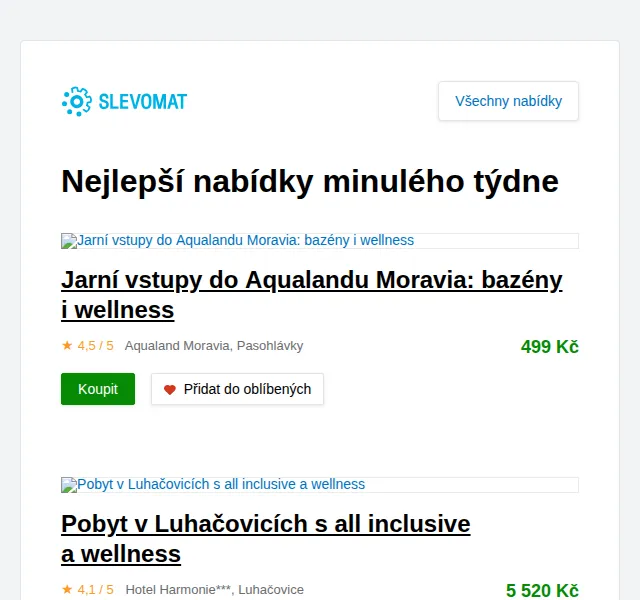 Slevomat: Jarní vstup do Aqualandu Moravia za 499 Kč – červen 2026 | Nuslet.cz