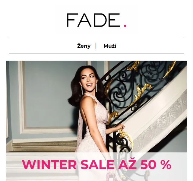 Fade: Winter sale až 50 % na Calvin Klein, Guess, Tommy Hilfiger – červenec 2026 | Nuslet.cz