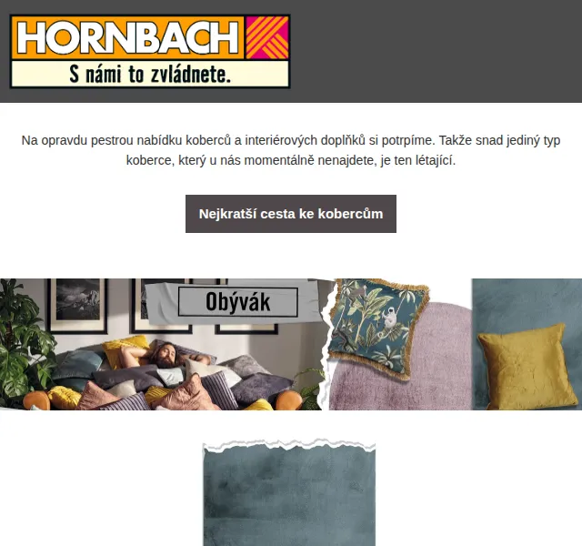 HORNBACH: Koberce Romance a Shaggy – červenec 2026 | Nuslet.cz