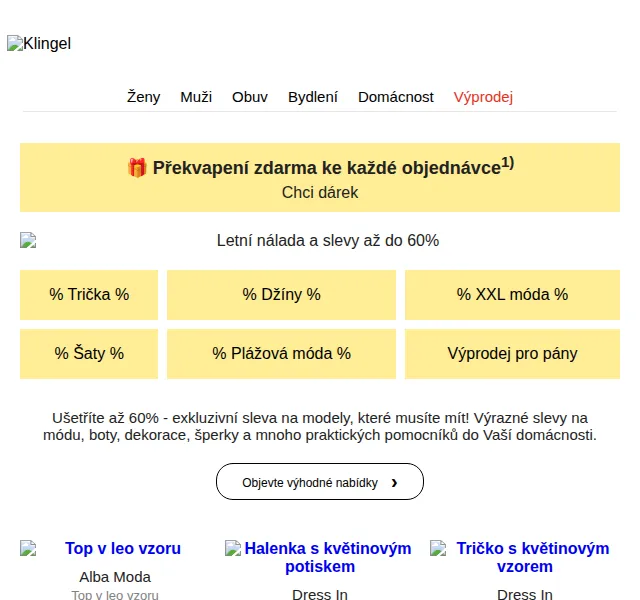 KLiNGEL.cz: Peněženka a až 60% sleva – červenec 2026 | Nuslet.cz