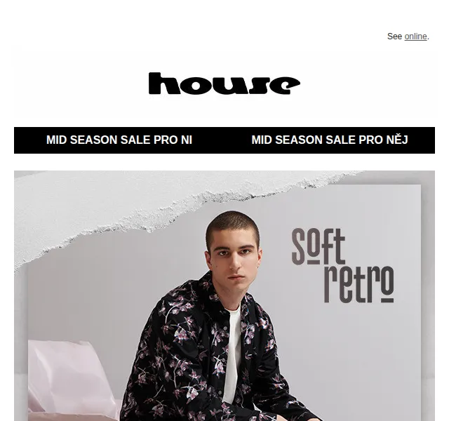 HOUSE: Mid Season Sale slevy až 50 % – červen 2026 | Nuslet.cz
