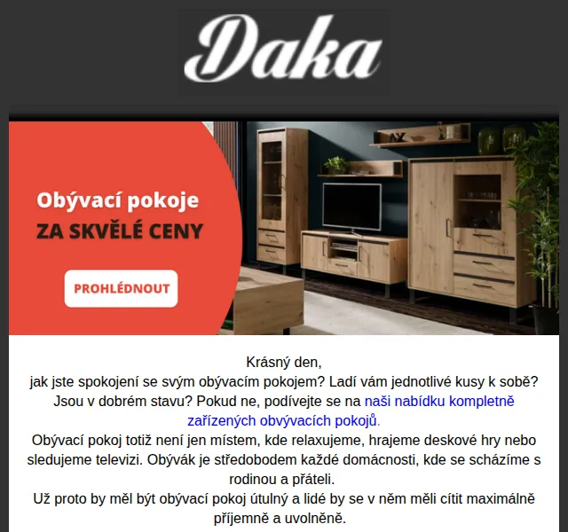 Dakanabytek: Nabídka obývacích stěn – červen 2026 | Nuslet.cz