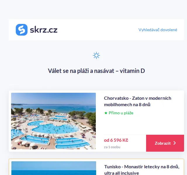 Vánoce na Skrz: Chorvatsko od 6 596 Kč – červen 2026 | Nuslet.cz
