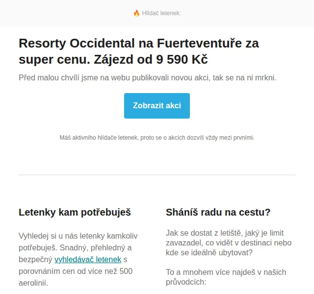 Cestujlevne.com: Resorty Occidental Fuerteventura již od 9 590 Kč – červen 2026 | Nuslet.cz