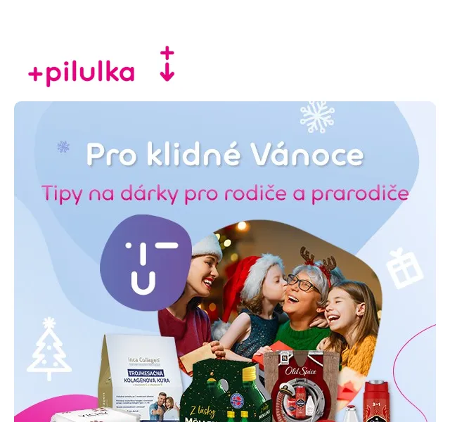 Pilulka: Vánoční dárky pro rodiče – Vichy, Aporosa, Braun – červenec 2026 | Nuslet.cz