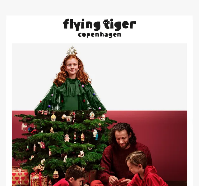 Flying Tiger Copenhagen: Vánoční zelená edice – prosinec 2026 | Nuslet.cz
