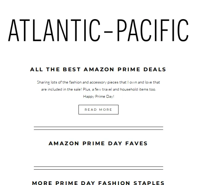 Atlantic-Pacific: Amazon Prime Day slevy – červenec 2026 | Nuslet.cz