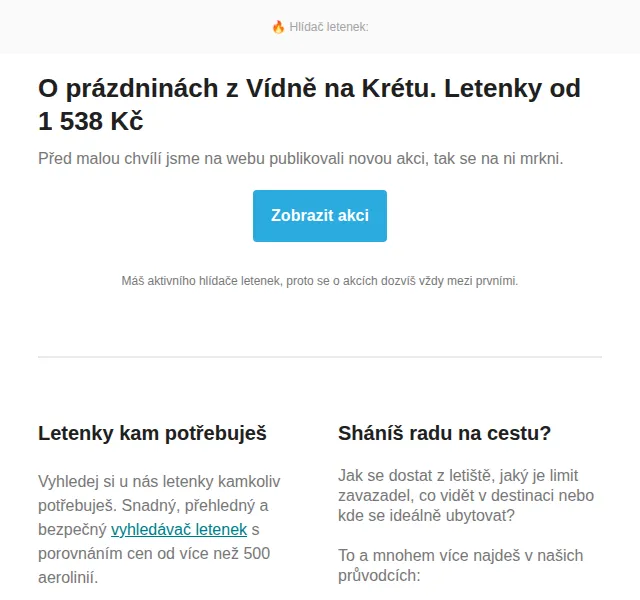 Cestujlevne.com: Letenky z Vídně na Krétu od 1 538 Kč – červenec 2026 | Nuslet.cz