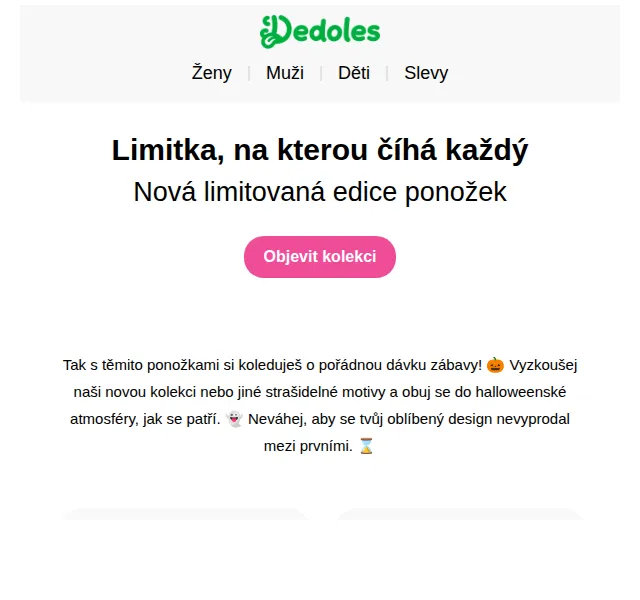 Dedoles.cz: Halloween limitka ponožek – červenec 2026 | Nuslet.cz