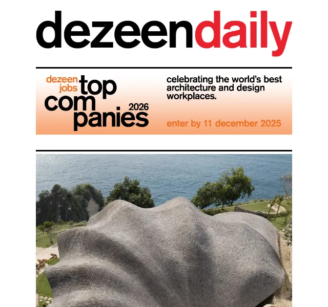 Dezeen Daily: architektura a design – červenec 2026 | Nuslet.cz