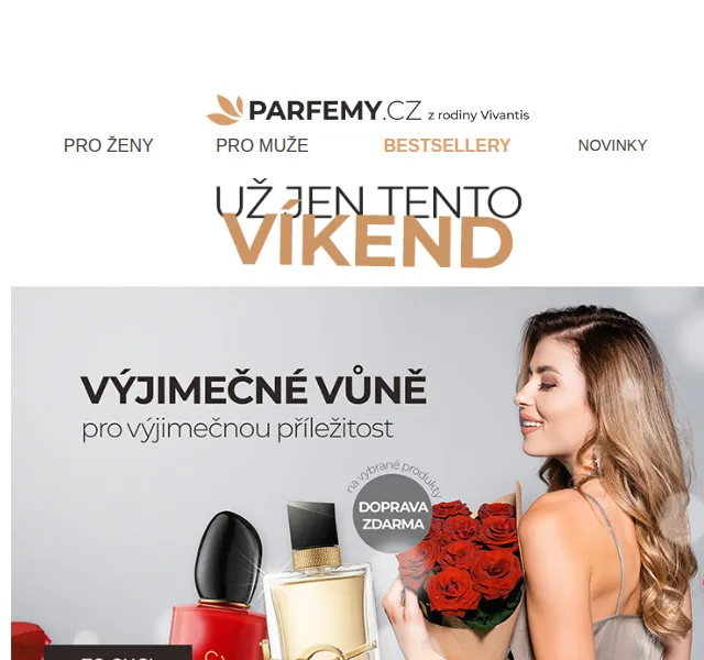 Parfemy.cz: Slevy na parfémy pro Valentýna – červenec 2026 | Nuslet.cz