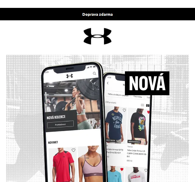 Under Armour: Sleva 30 % v nové aplikaci – červenec 2026 | Nuslet.cz