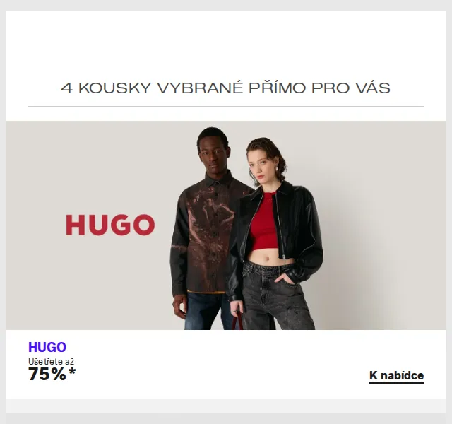Lounge by Zalando: až 80 % sleva HUGO, Birkenstock – duben 2026