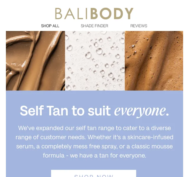 Bali Body: Self Tan pro každý tón pleti – červenec 2026 | Nuslet.cz