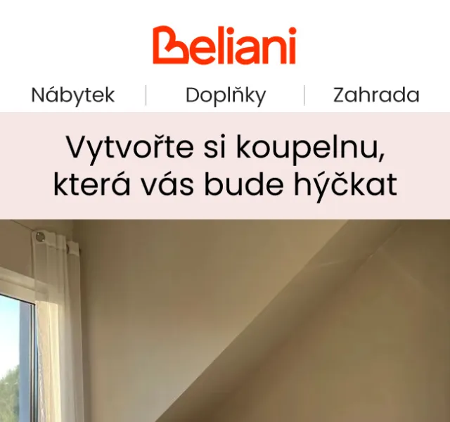 Beliani.cz: Vany a koupelnový nábytek – červen 2026