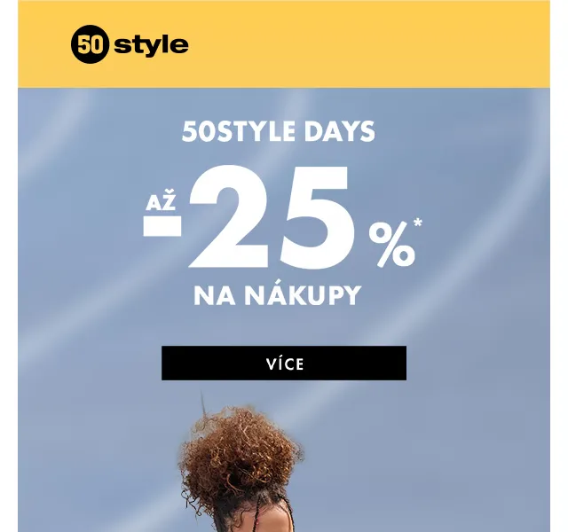 50style: Dny slevy až 25 % – červen 2026 | Nuslet.cz