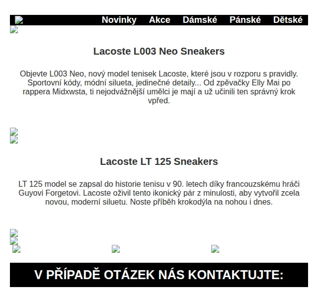 Office Shoes: Lacoste L003 Neo a LT 125 – novinky červen 2026 | Nuslet.cz
