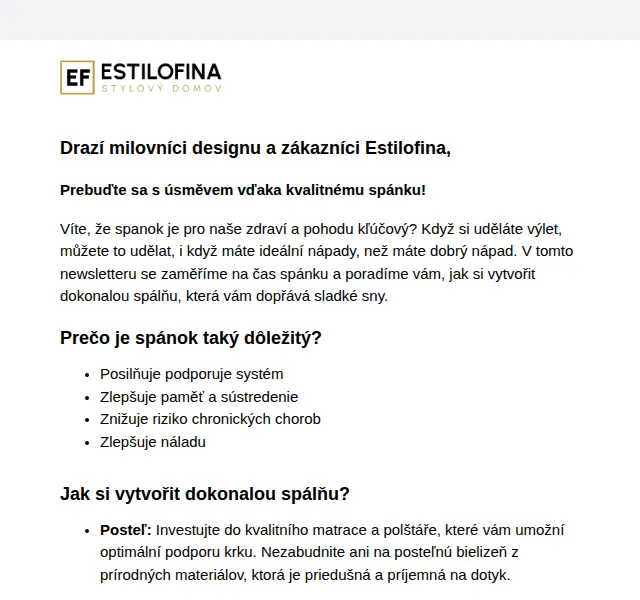 Estilofina-nabytek.cz: ložnice se slevou – červenec 2026 | Nuslet.cz