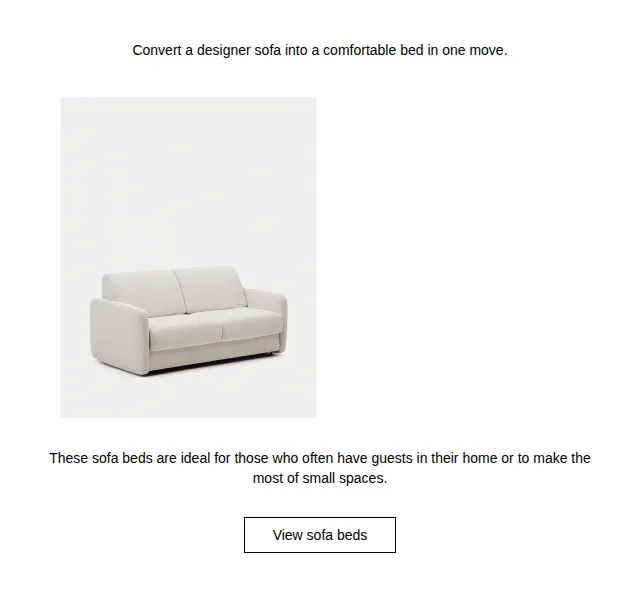 Kave Home Sale: Sofa Beds – designové rozkládací pohovky – červenec 2026 | Nuslet.cz