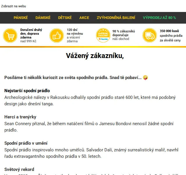 Lukáš z Trenýrkárna.cz: Slevy až 80 % na spodní prádlo + kódy – červenec 2026 | Nuslet.cz