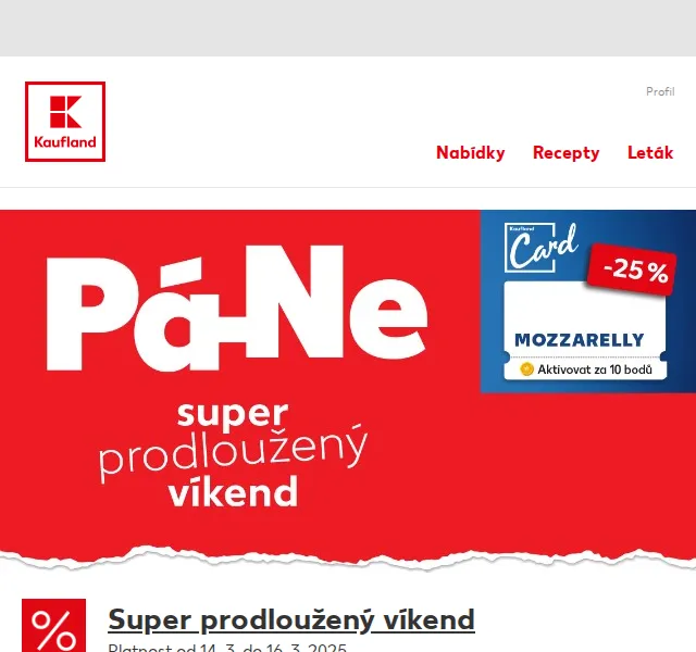 Kaufland: Brambory 7,5 kg za 84,90 Kč – březen 2026 | Nuslet.cz