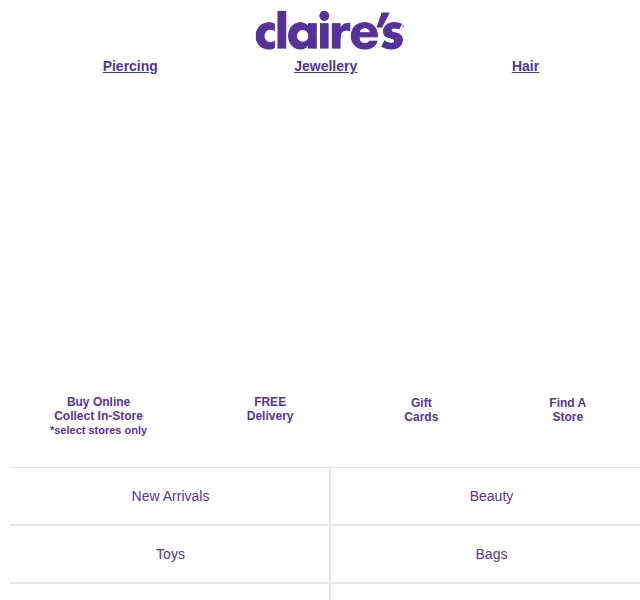 Claire's: Super Sparkle Sale až 50 % – červenec 2026 | Nuslet.cz