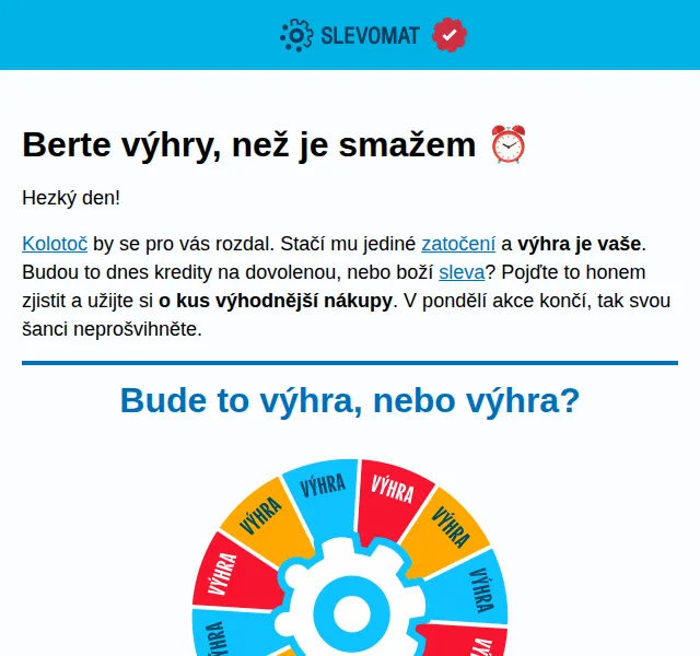 Slevomat: Spin and Win – June 2026 | Nuslet.cz