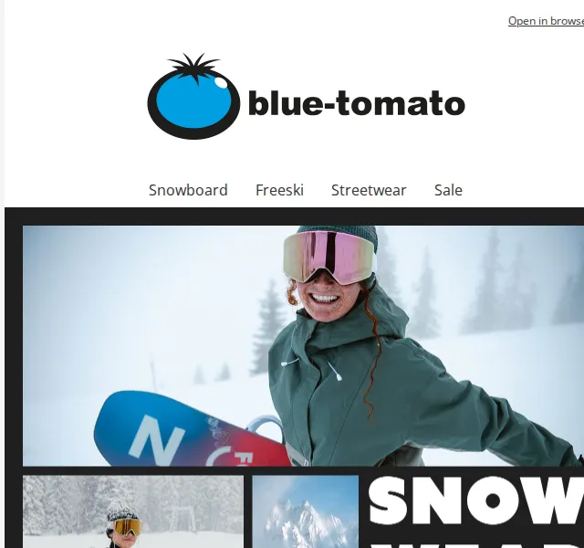 BLUE TOMATO: Zimní bundy a base layer – od 79 Kč | červenec 2026 | Nuslet.cz