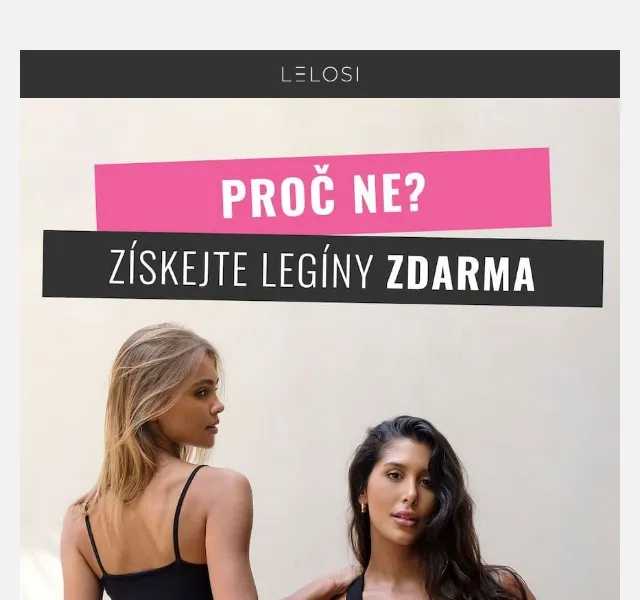 LELOSI: 3 legíny za cenu 2 – červenec 2026 | Nuslet.cz