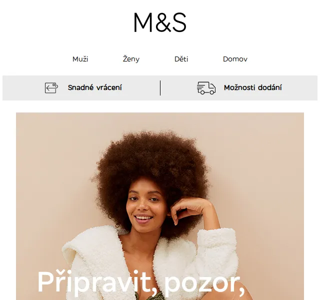 Marks and Spencer: Noční prádlo a pyžama pro celou rodinu – červen 2026 | Nuslet.cz