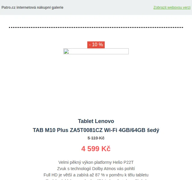 Patro.cz: Lenovo a iGET tablety až s 29% slevou – červen 2026 | Nuslet.cz