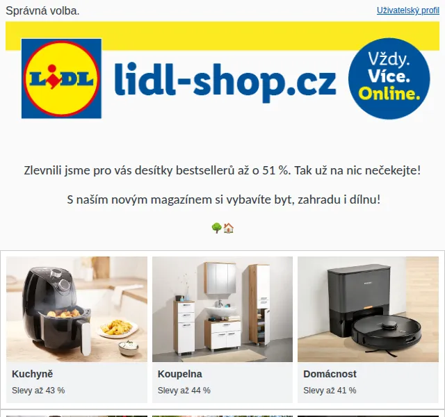 Lidl: Říjnový magazín se slevou až 51 % – červenec 2026 | Nuslet.cz